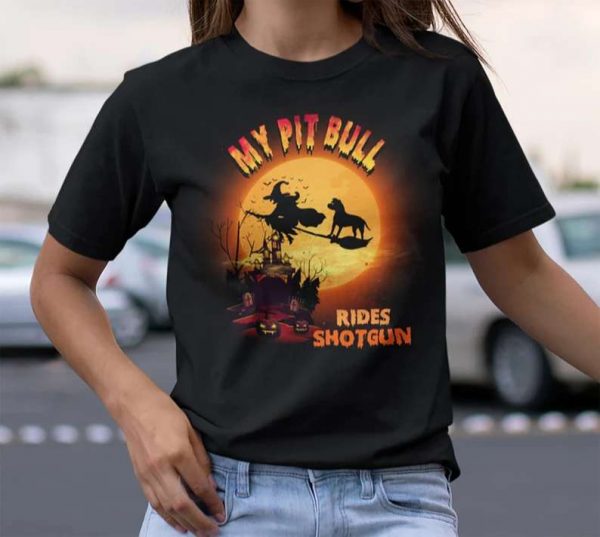 Pit Bull Halloween Dog Lover Unisex T Shirt