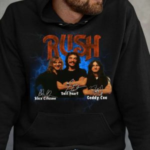 Rush Rock Band Signatures T Shirt For Men And Women