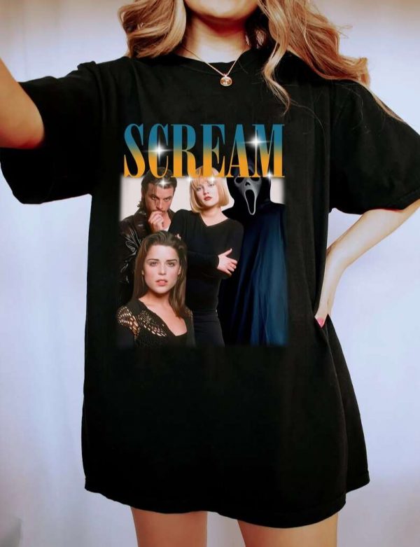 Scream Movie Characters Unisex T Shirt