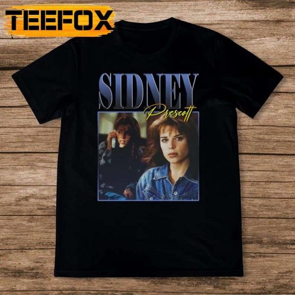 Scream Sidney Prescott Horror Movie T Shirt