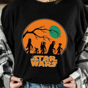 Star Wars Characters Walking Halloween Night T Shirt