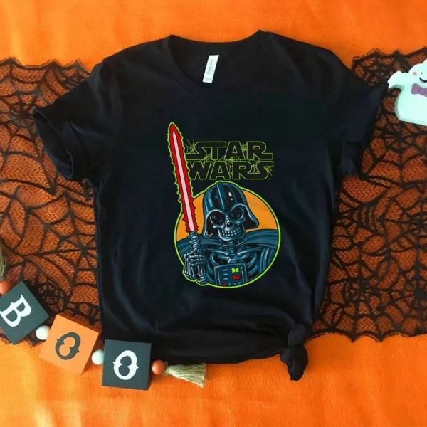 Star Wars Darth Vader Skeleton Halloween Unisex T Shirt
