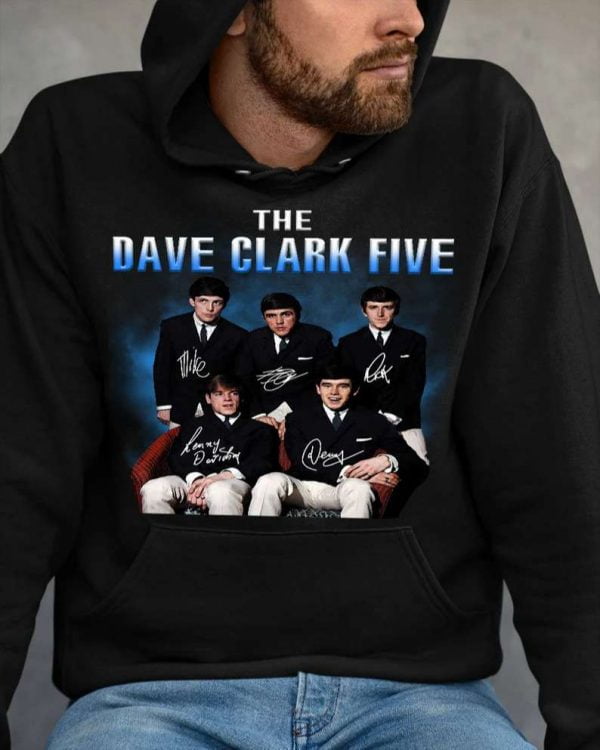 The Dave Clark Five Rock Band Signatures T Shirt For Men And Women