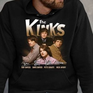 The Kinks Rock Band Signatures T Shirt For Men And Women