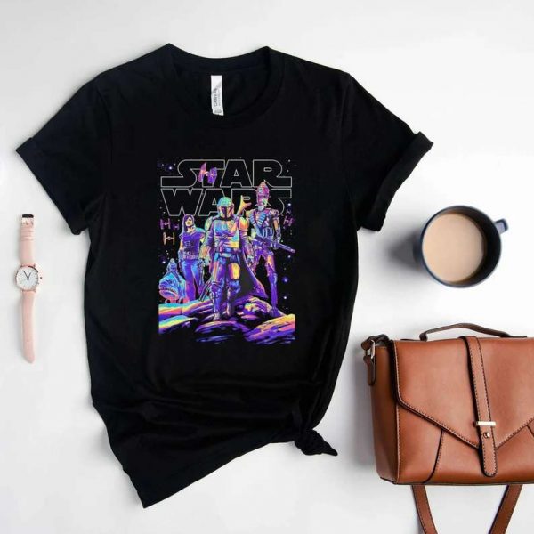 The Mandalorian Star Wars Neon Unisex T Shirt