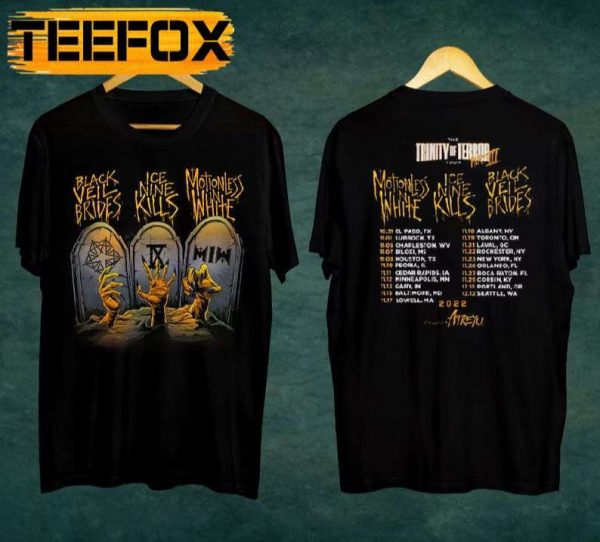 The Trinity of Terror Tour Concert 2022 Music Unisex T Shirt