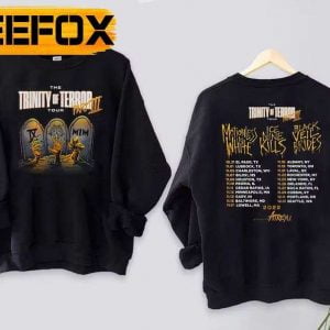 Trinity Of Terror Tour 2022 Music Concert Black T Shirt