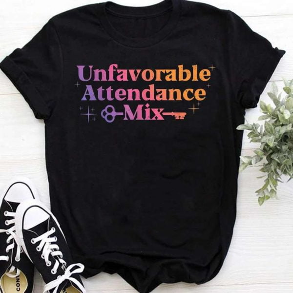 Unfavorable Attendance Mix Disney Unisex T Shirt