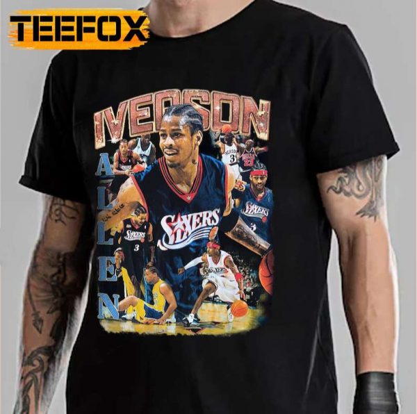 Allen Iverson Philadelphia 76ers Basketball Unisex T Shirt
