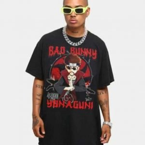 Bad Bunny Rapper Inspired Anime Unisex T Shirt
