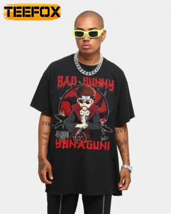 Bad Bunny Rapper Inspired Anime Unisex T Shirt