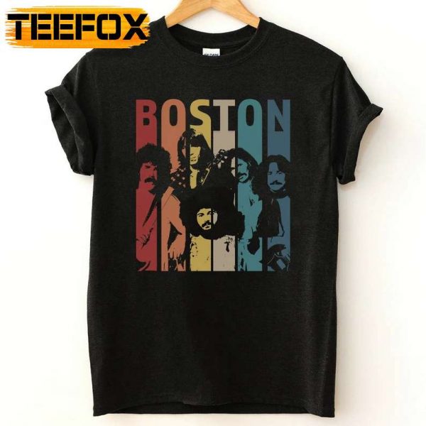 Boston Band Retro Style T Shirt