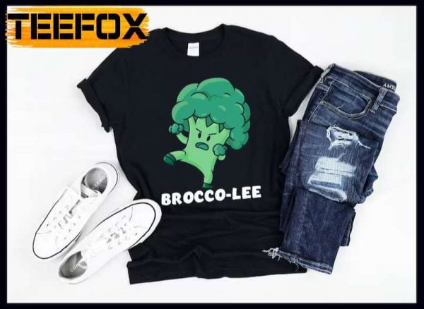 Broccoli Karate Brocco Lee Pun Unisex T shirt