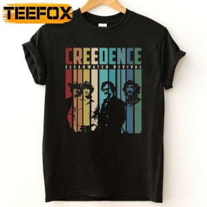 Creedence Clearwater Revival Rock Band Retro Style T Shirt
