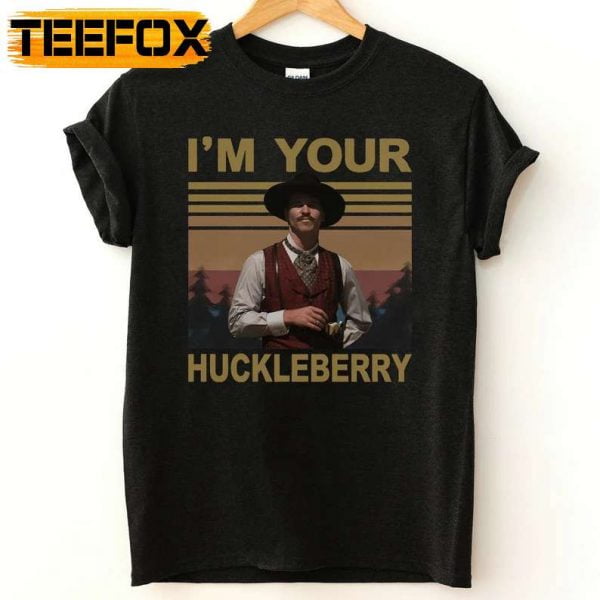 Doc Holliday I'm Your Huckleberry Vintage T Shirt