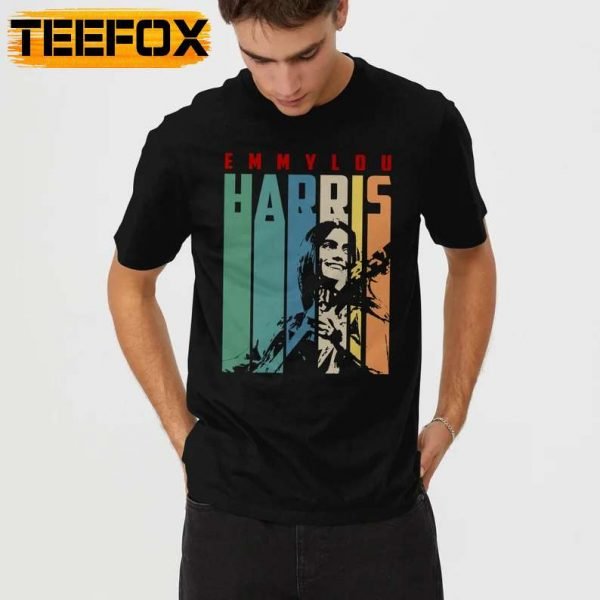 Emmylou Harris Music Singer Retro Style T Shirt