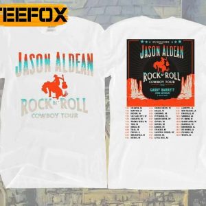 Jason Aldean Rock N Roll Cowboy Tour 2022 T Shirt 2