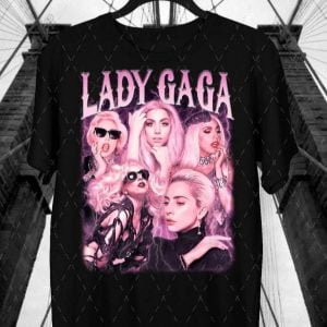 Lady Gaga Singer Inspired Vintage Unisex T Shirt