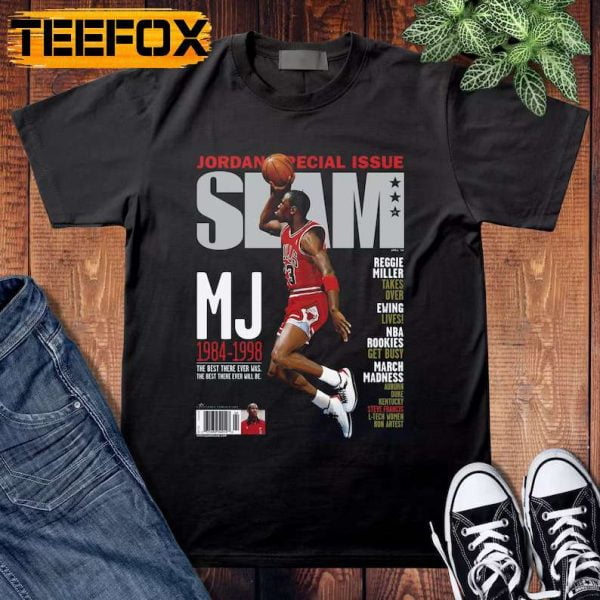 Michael Jordan Slam Cover Chicago Bulls T Shirt