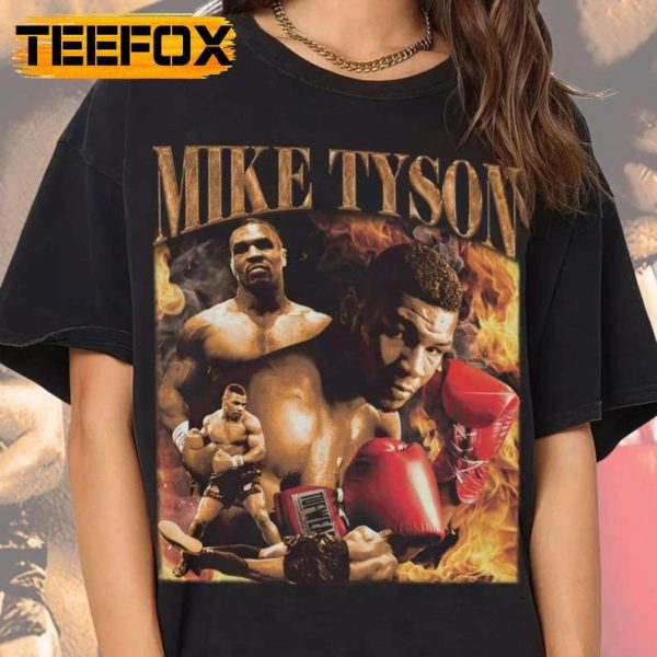 Mike Tyson Boxing Inspired Vintage Unisex T Shirt
