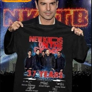 New Kids On The Block 37th Years Anniversary Signatures 2022 T Shirt
