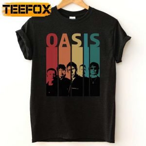 Oasis Band Retro Style T Shirt