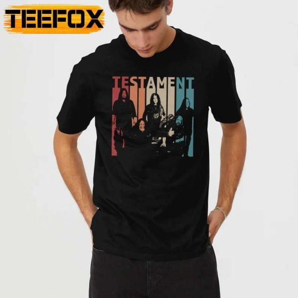 Testament Band Vintage Retro T Shirt