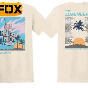 The Lumineers Brightside World Tour 2022 Music Band T Shirt 2