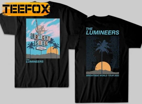 The Lumineers Brightside World Tour 2022 Music Band T Shirt