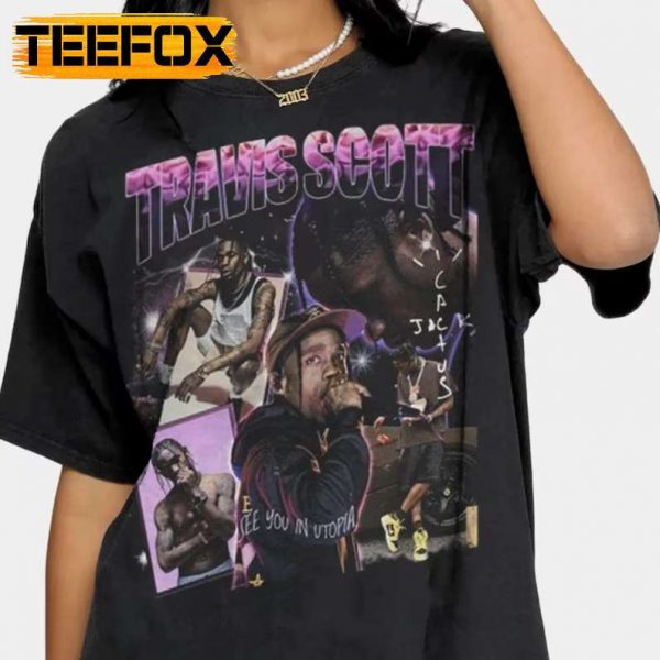 Travis Scott Rapper Hip Hop Vintage Unisex T Shirt