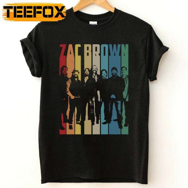 Zac Brown Band Retro Style T Shirt
