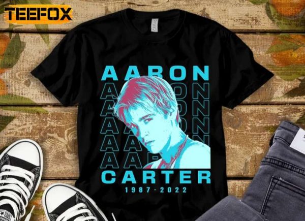 Aaron Carter Thank You For The Memories T Shirt