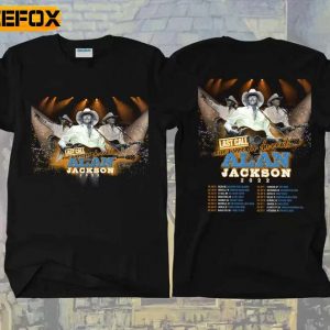 Alan Jackson Last Call One More For The Road Tour 2022 T Shirt