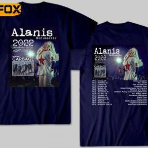 Alanis Morrisette 25 Years Jagged Little Pill Tour 2022 T Shirt