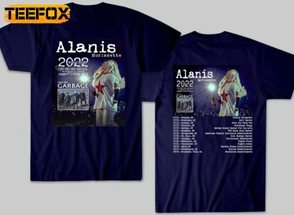 Alanis Morrisette 25 Years Jagged Little Pill Tour 2022 T Shirt