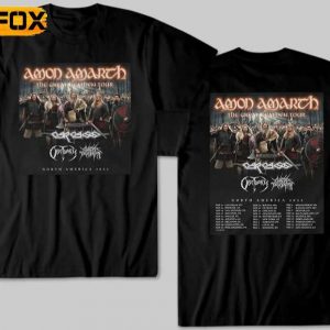Amon Amarth The Great Heathen NAmerica 2022 Tour T Shirt