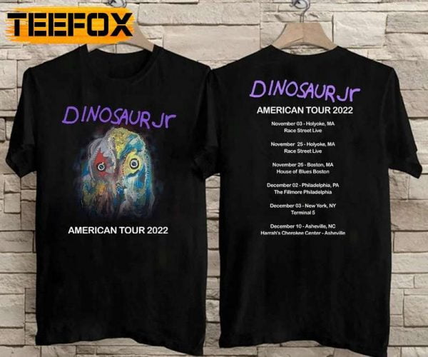 Dinosaur Jr American Tour 2022 T Shirt