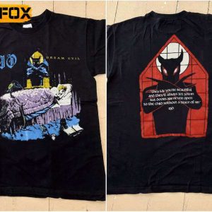 Dio Dream Evil Tour Vintage 1987 T Shirt