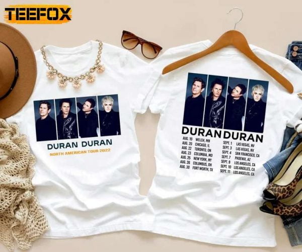 Duran Duran North American Tour Concert 2022 T Shirt