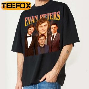 Evan Peters Movie Actor Graphic T Shirt