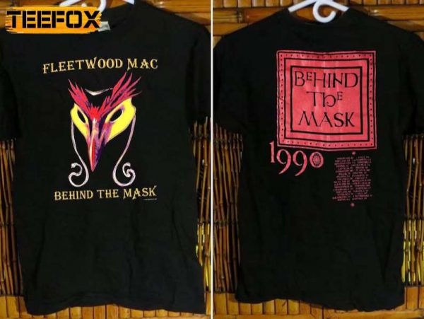 Fleetwood Mac 1990 Behind The Mask Tour Concert T Shirt