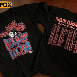 Insane Clown Posse Bizaar Bizzar 2001 Tour T Shirt