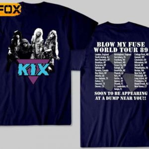 Kix Blow My Fuse Tour 1989 T Shirt
