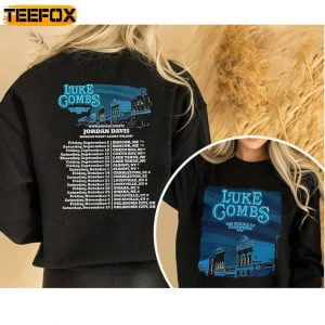 Luke Combs The Middle of Somewhere Tour 2022 Jordan Davis T Shirt