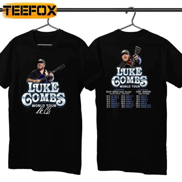 Luke Combs World Tour Country Music T Shirt