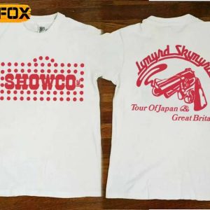 Lynyrd Skynyrd Showco Tour of Japan Great Britain Rock GBR Vintage 1976 T Shirt