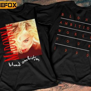 Madonna Blond Ambition World Tour Concert Vintage 1990 T Shirt