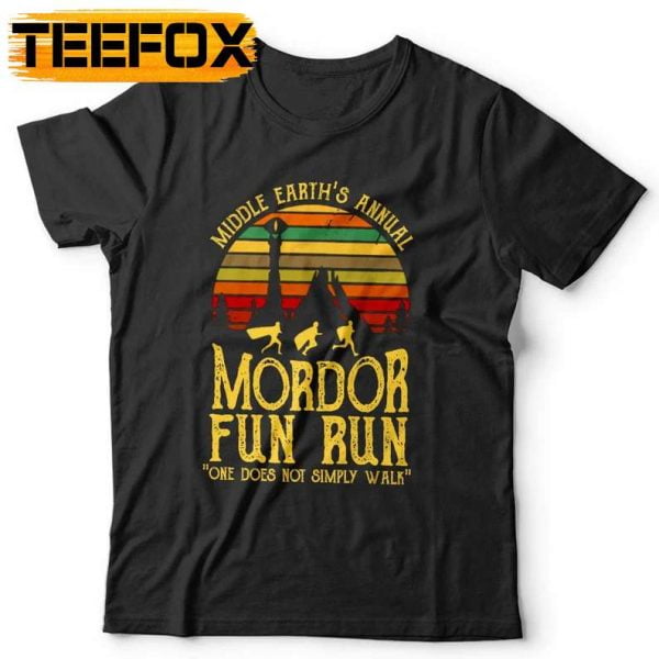 Middle Earths Annual Mordor Fun Run T Shirt