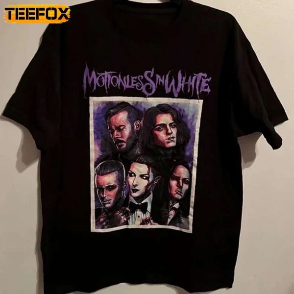 Motionless In White Band Concert Portrait Photo Painting T Shirt