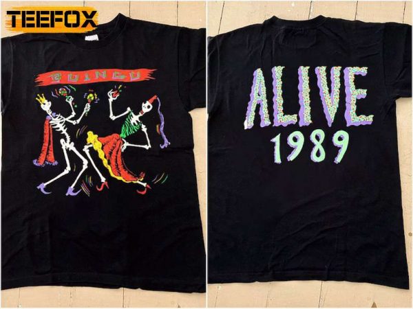 Oingo Boingo Alive 1989 Vintage T Shirt